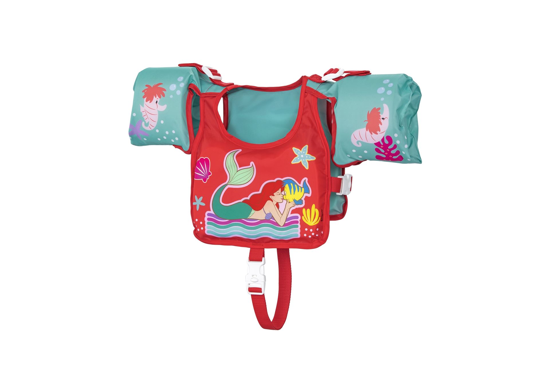 Bestway puddle jumper - zwemvest met armbandjes - De kleine zeemeermin - 3-6 jaar afbeelding