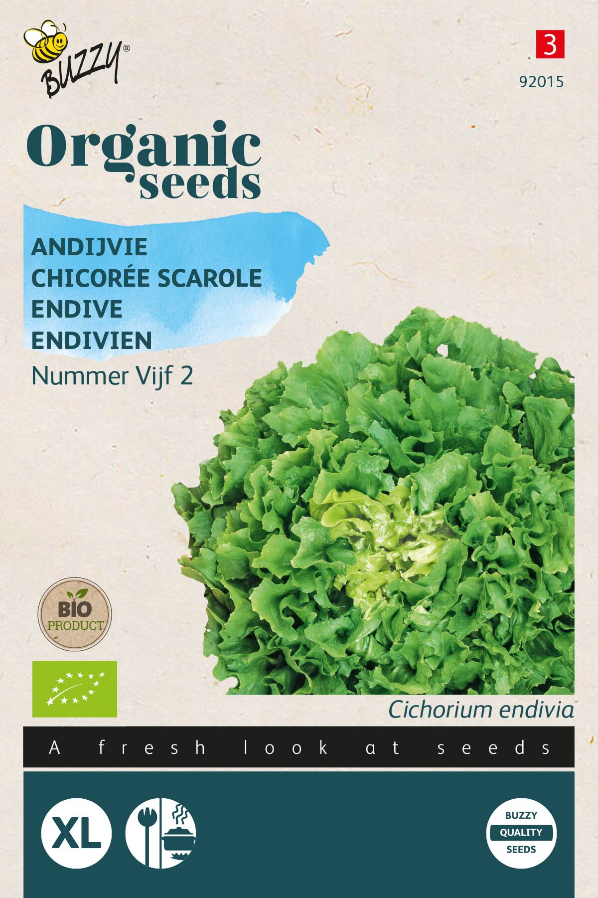 Buzzy® Bio Andijvie zaden - Nr vijf 2 afbeelding