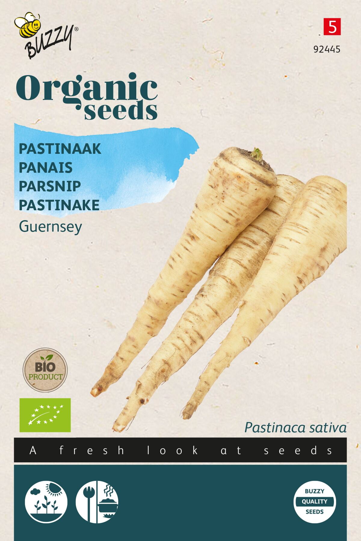 Buzzy® Bio Pastinaak zaden - Guernsey afbeelding