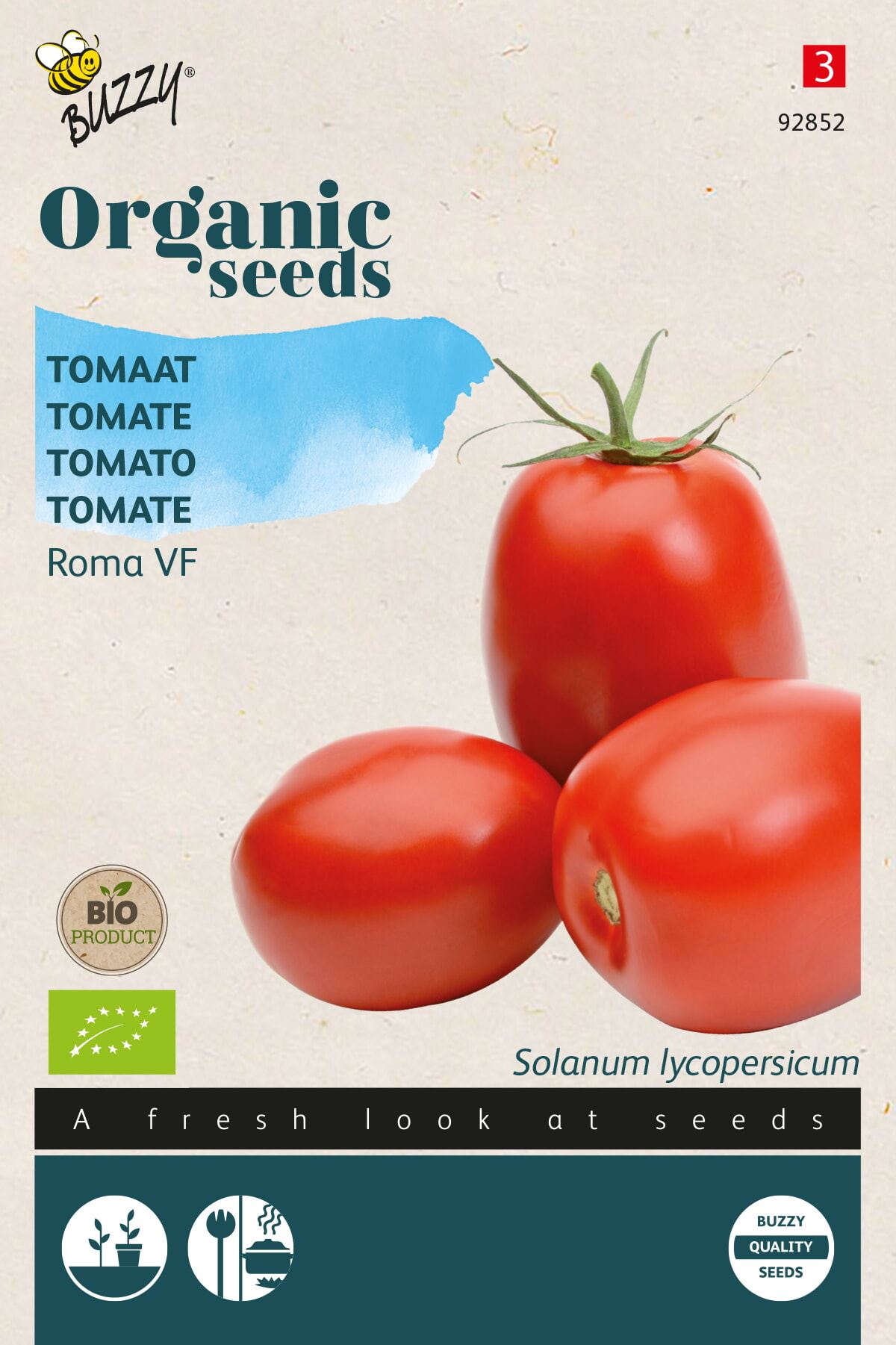 Buzzy® Bio Tomaten zaden - Roma VF afbeelding