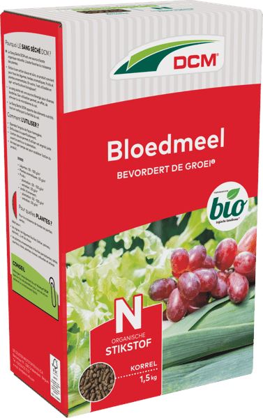 DCM meststof -bloedmeel – 1,5 kg – bio