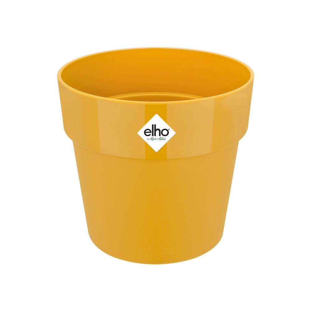 elho B.for Original Rond 30 - Oker (Geel) -Ø 30 x H 27 cm - Ideaal voor binnen - 100% gerecycled afbeelding