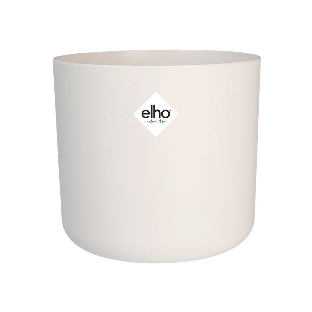 elho B.for Soft Rond 22 - Wit (Wit) -Ø 22 x H 20 cm - Ideaal voor binnen - 100% gerecycled afbeelding