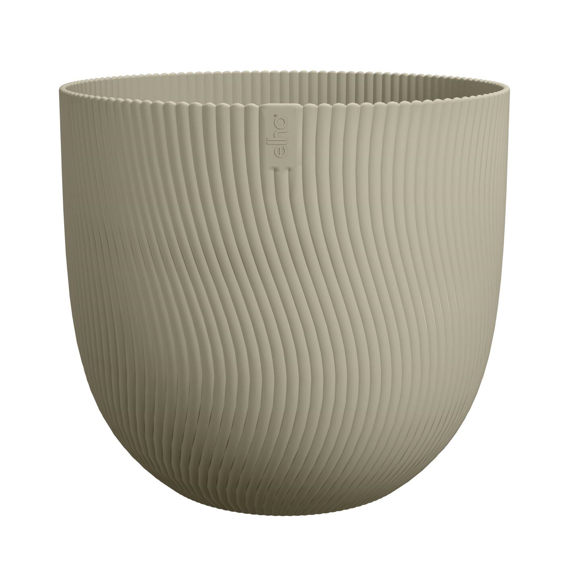 elho Sereh Round 47 - Nordic Green (Groen) - Diameter 47 x H 40 cm - Ideaal voor binnen&buiten - 100% gerecycled afbeelding