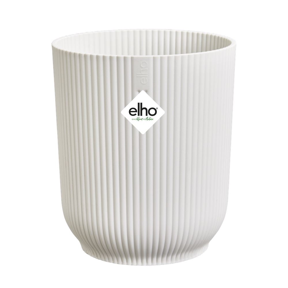 elho Vibes Fold Orchidee Hoog 12,5 - Zijdewit (Wit) -Ø 13 x H 15 cm - Ideaal voor binnen - 100% gerecycled afbeelding