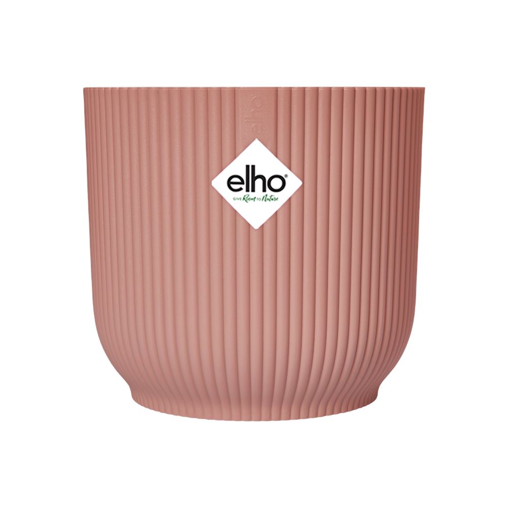 elho Vibes Fold Rond 16 - Delicaat roze (Roze) -Ø 16 x H 15 cm - Ideaal voor binnen - 100% gerecycled afbeelding