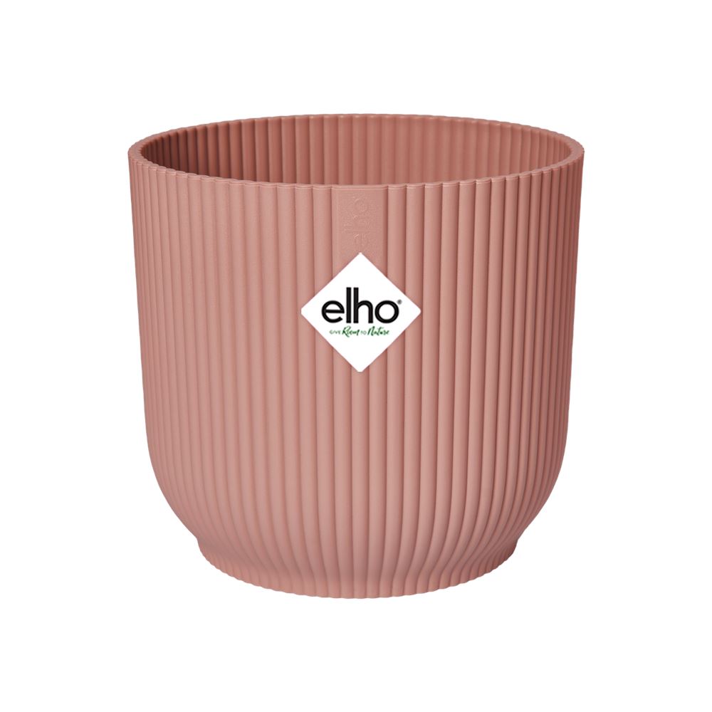 elho Vibes Fold Rond Wielen 35 - Delicaat roze (Roze) -Ø 35 x H 32 cm - Ideaal voor binnen - 100% gerecycled afbeelding