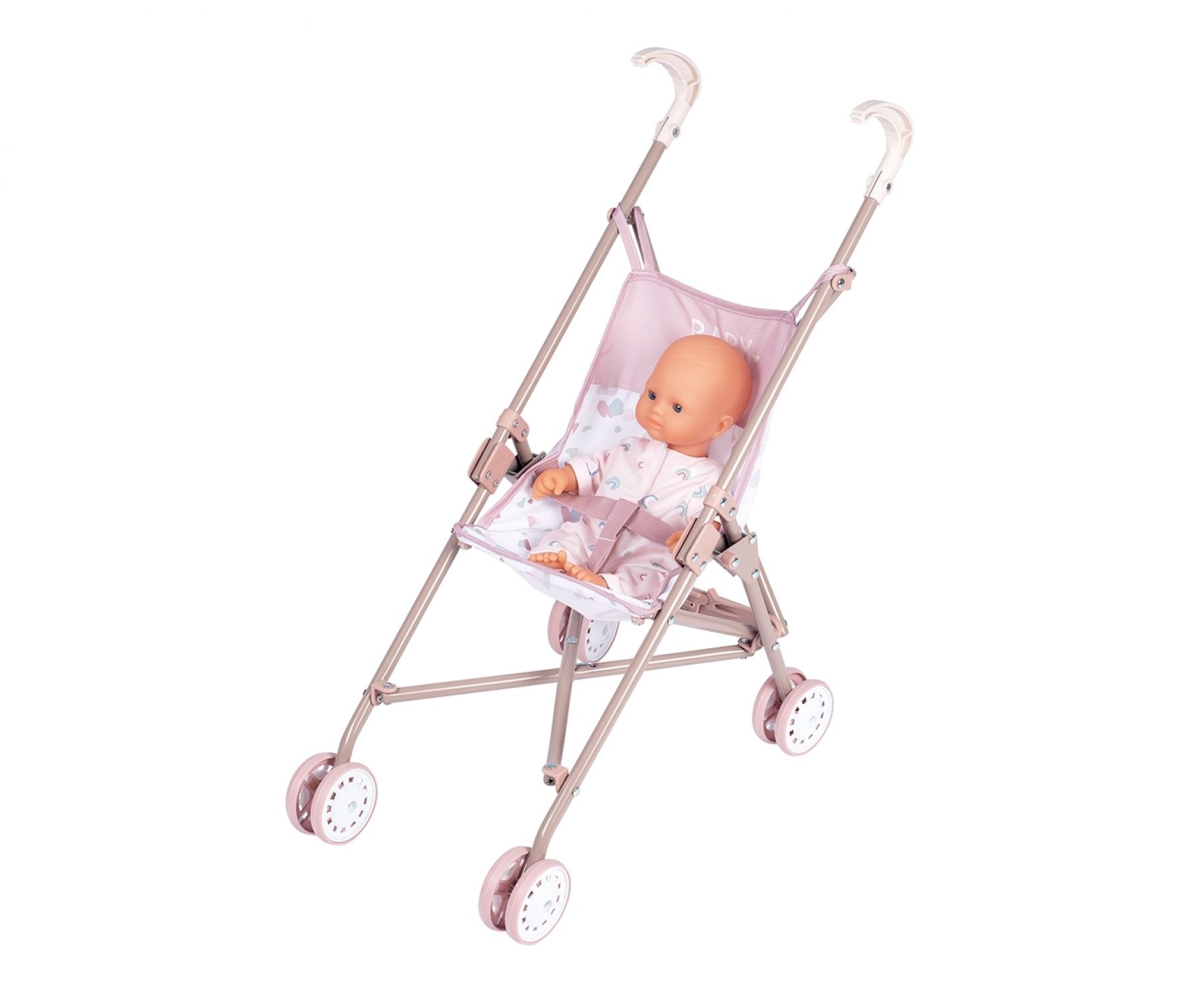 Smoby'Baby Nurse'poppenkarretje - pastel afbeelding