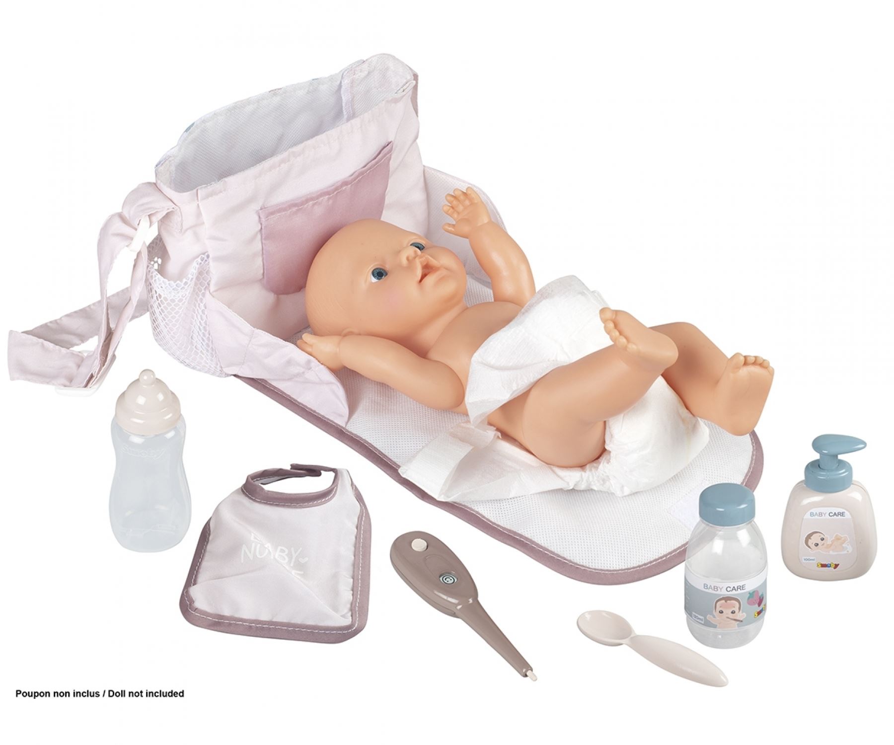 Smoby'Baby Nurse'luiertas voor poppen - pastel afbeelding