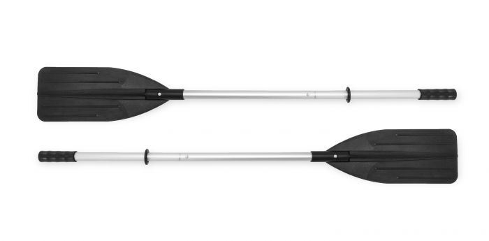 Intex set van 2 aluminium peddels - 137 cm - zwart afbeelding