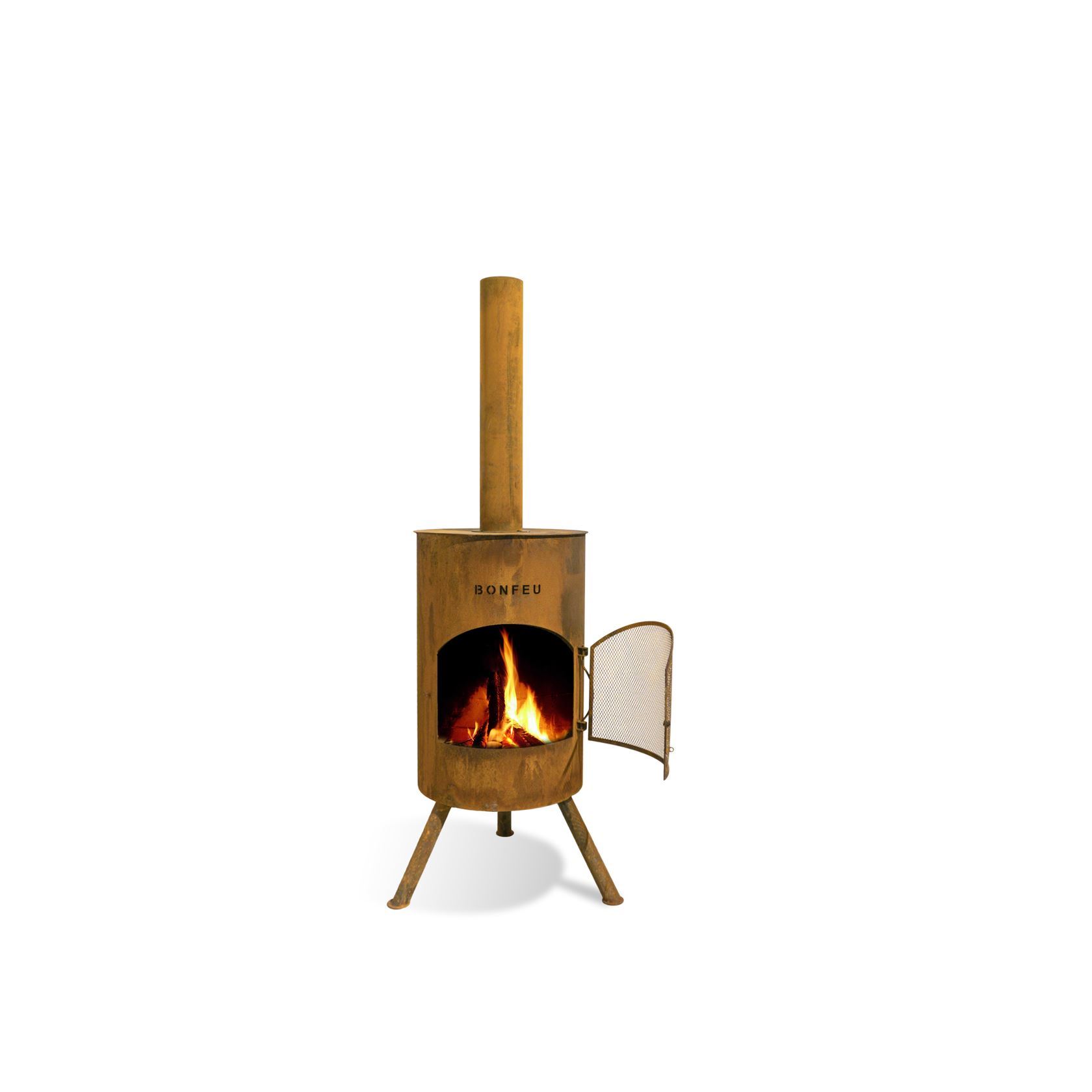 BonFeu Tuinhaard BonTon 40– 40x40x145 cm – Roest afbeelding