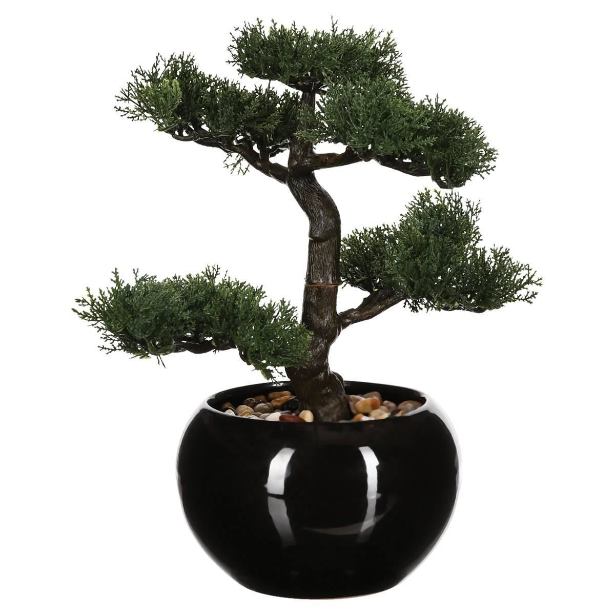 Atmosphera bonsai kunstplant - In keramische pot - H36 cm