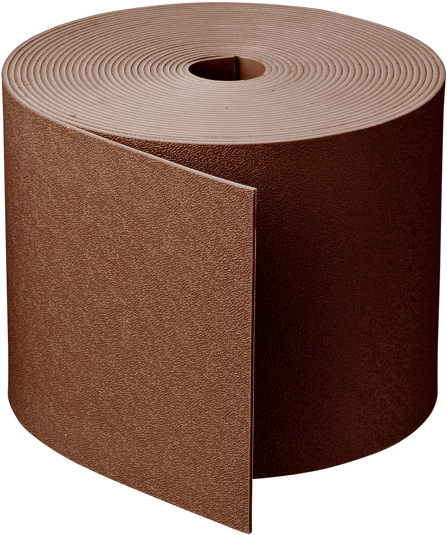 Nature kunststof afboording - H: 15cm x L: 10m - 3mm dik - taupe afbeelding