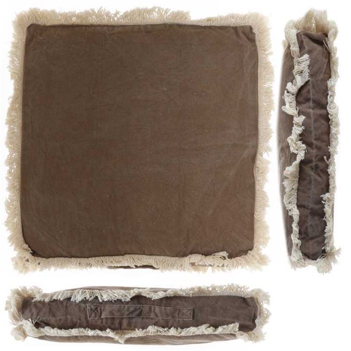 Unique Living boxkussen ‘Mare’ – 45x45x8cm – Coconut