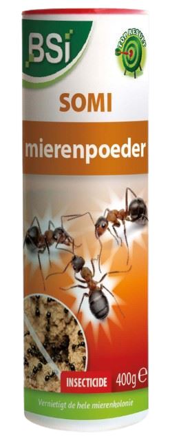 BSI - Somi mierenpoeder - 400 g voor 20m² - Strooipoeder tegen mieren/spinnen/kruipende insecten - Voor binnen- en buitengebruik afbeelding
