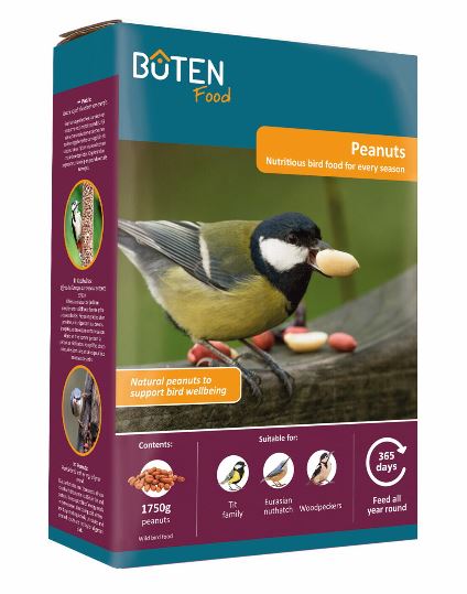 Bûten Food Pinda’s 1,75 kg – All Year Round – Rijk aan energie – Veilig&ongebrand– Voor gezonde tuinvogels afbeelding
