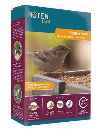 Bûten Food Strooivoer 2.25 kg – All Year Round – Energierijke mix – Gezonde tuinvogels – Stimuleert foerageergedrag afbeelding