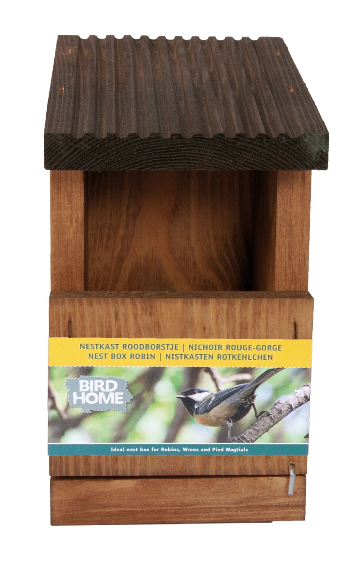 Bûten Home - Houten nestkast voor roodborstjes - H22,5xL12,5xB12 cm afbeelding