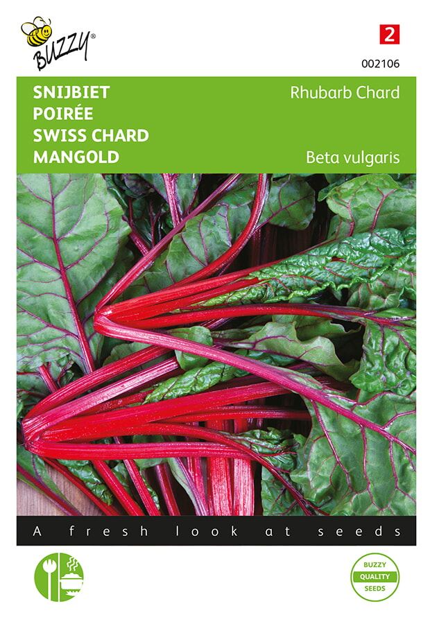 Buzzy® Snijbieten zaden - Red Chard Micro Leaf afbeelding
