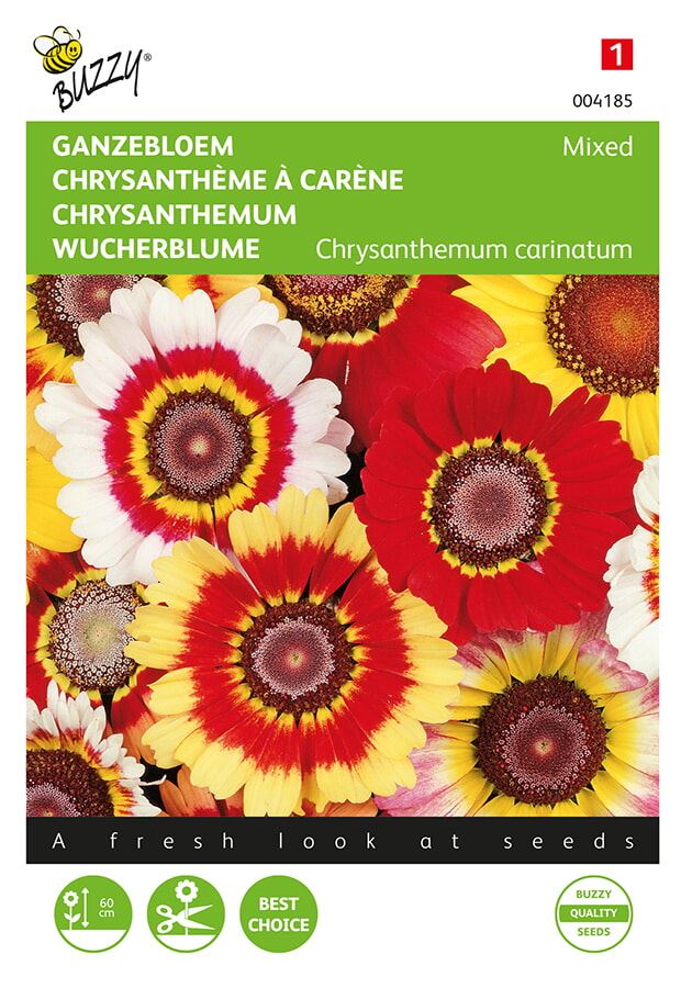 Buzzy® Ganzebloem zaden - gemengd afbeelding