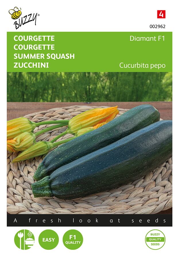 Buzzy® Courgette zaden - Diamant F1 - origineel Peto-strain afbeelding