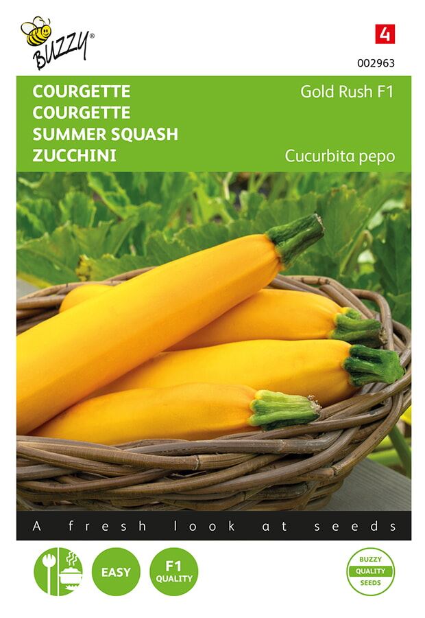 Buzzy® Courgette zaden - Gold Rush afbeelding