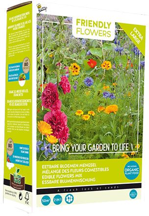Buzzy Friendly Flowers XL Eetbare bloemen 50m² (6) afbeelding