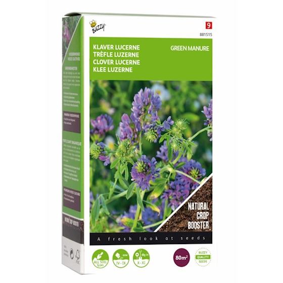 Buzzy® Groenbemester - Klaver Lucerne - 200g afbeelding