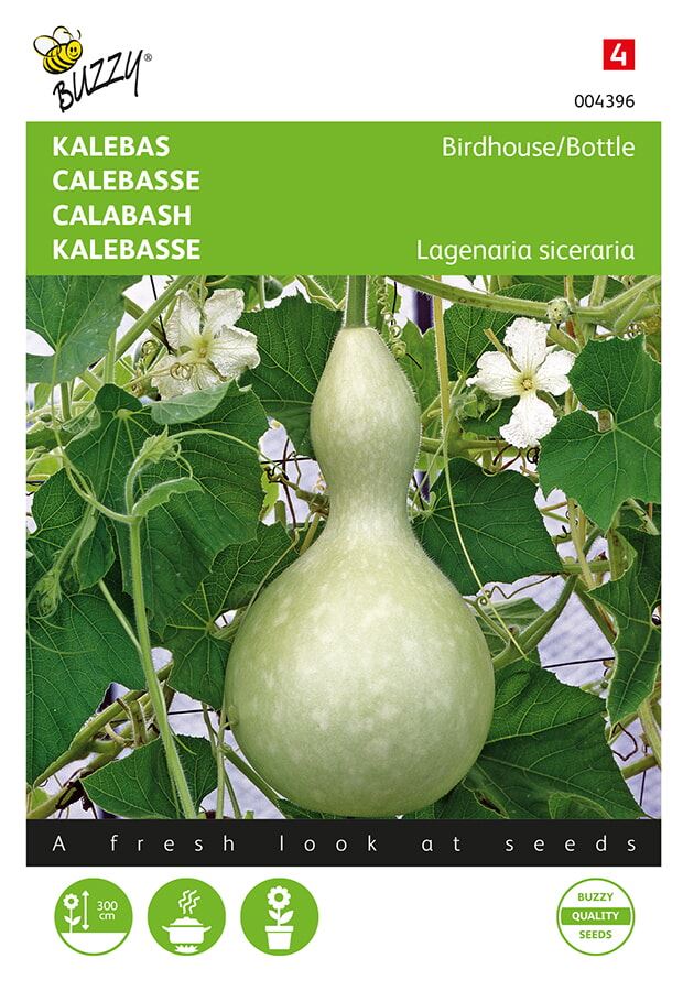 Buzzy® Kalebas zaden - Bottle Gourd flespompoen afbeelding