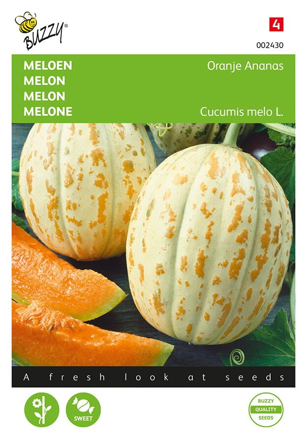 Buzzy® Meloen zaden - Oranje Ananas afbeelding