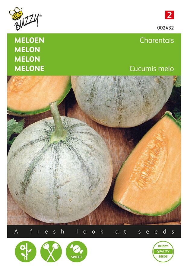 Buzzy® Meloen zaden - Charentais afbeelding