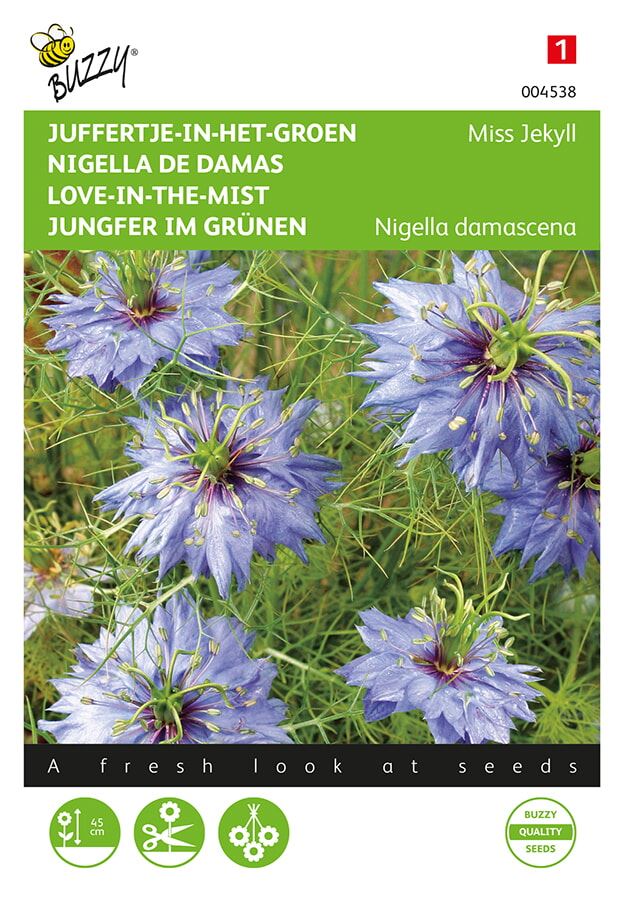 Buzzy® Juffertje-in-het-groen zaden - Miss Jekyll - blauw afbeelding