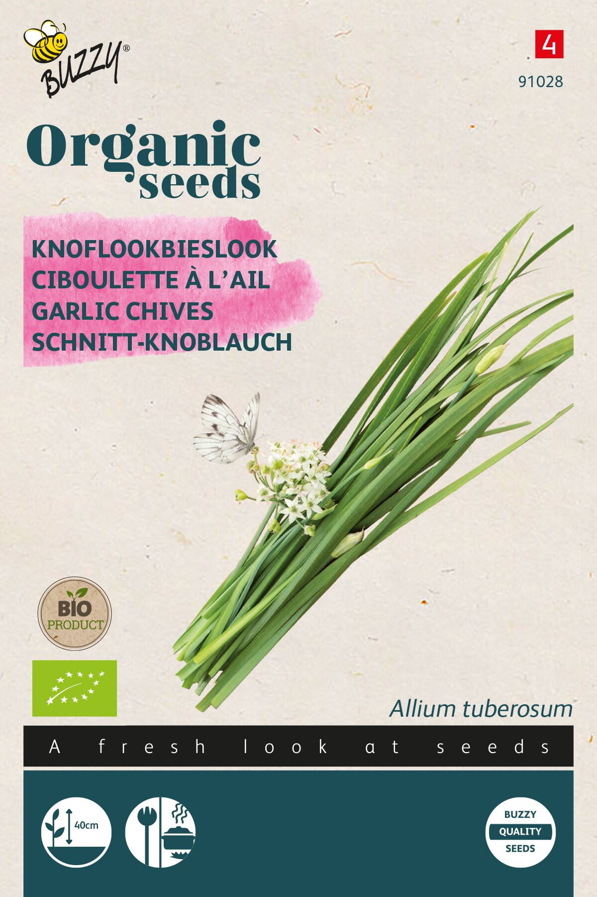 Buzzy® Knofloobieslook zaden - Bio afbeelding