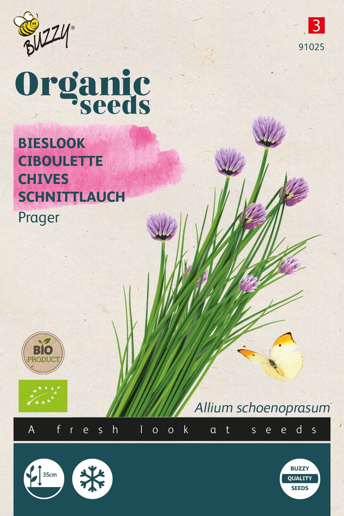 Buzzy® Bieslook zaden - Prager - Bio afbeelding