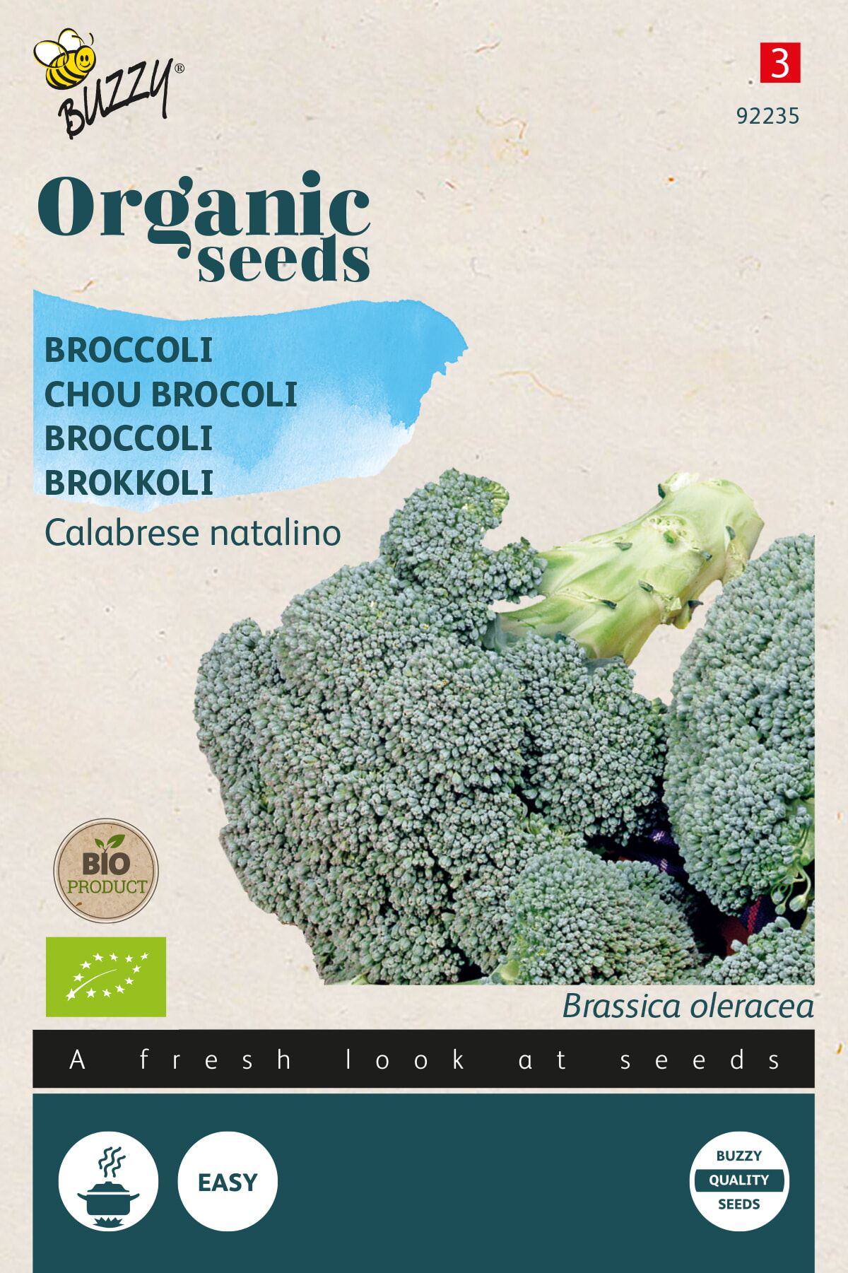 Buzzy® Bio Broccoli zaden - groene Calabrese afbeelding
