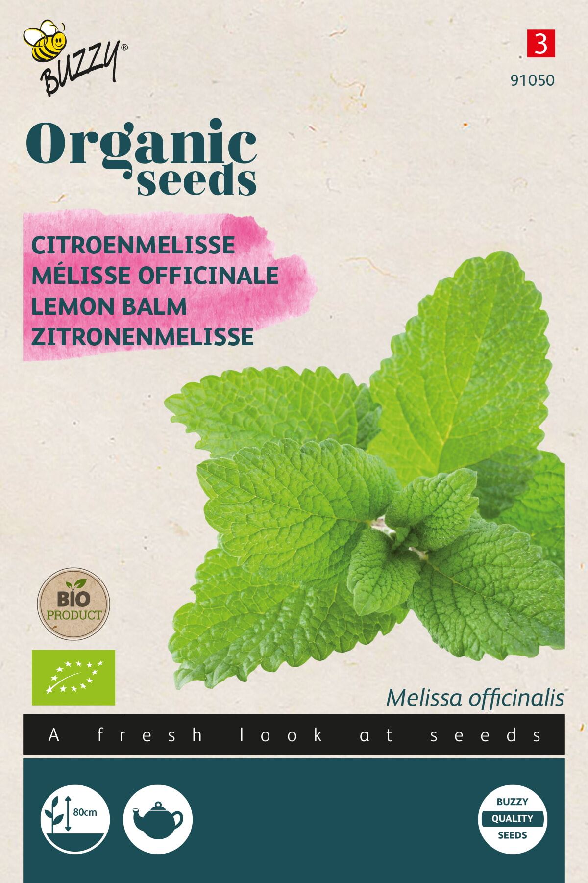 Buzzy® Citroenmelisse zaden - Bio afbeelding