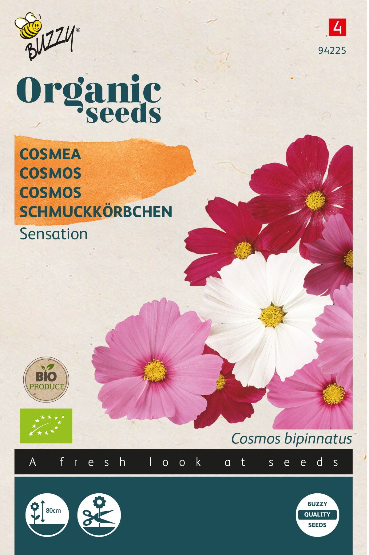 Buzzy® Bio Cosmos zaden - Sensation afbeelding