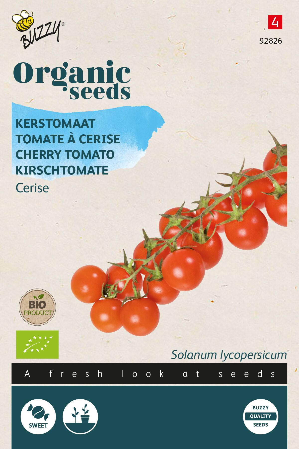 Buzzy® Bio Kerstomaten zaden - Cerise afbeelding