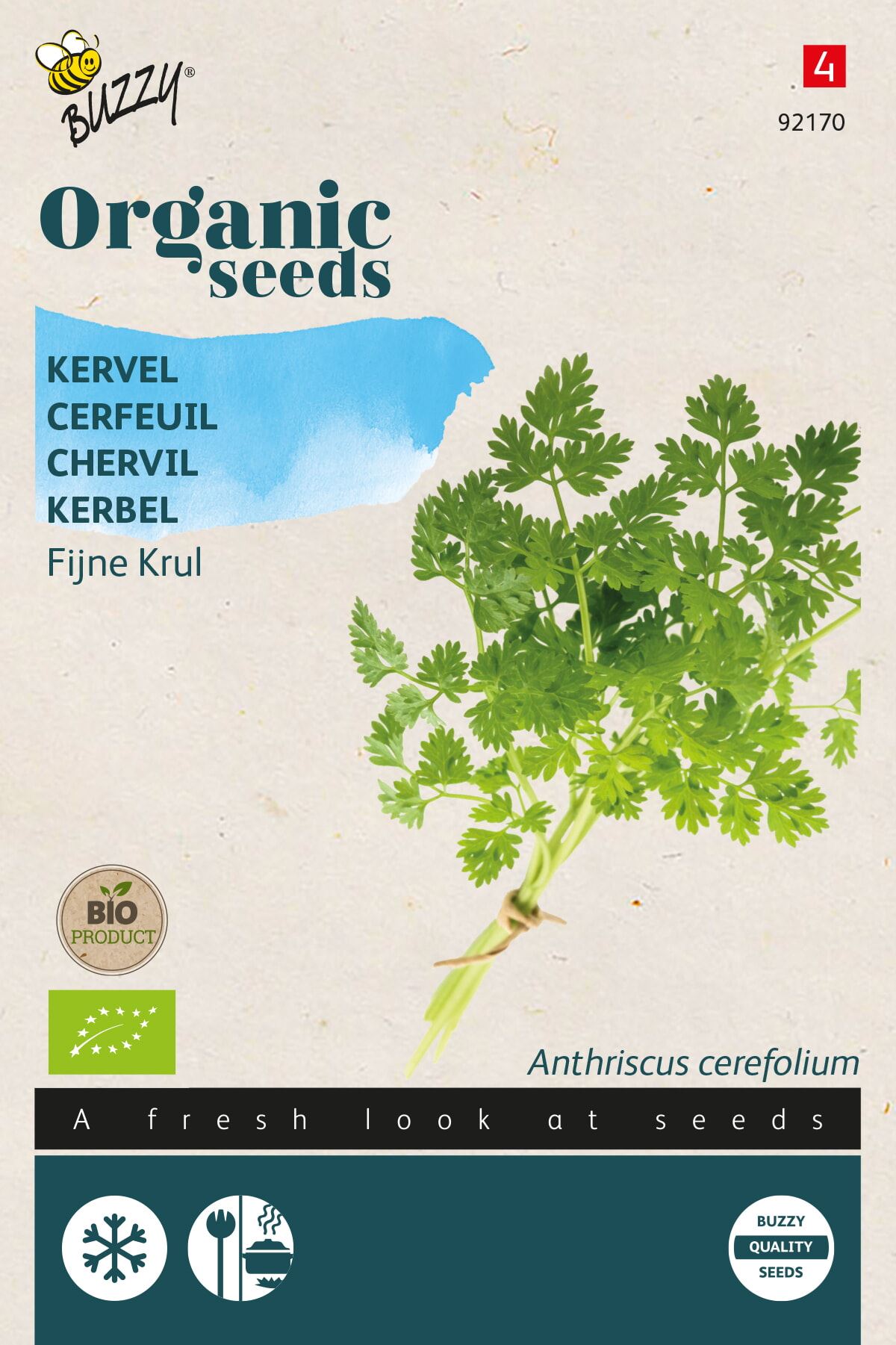 Buzzy® Kervel zaden - Bio afbeelding