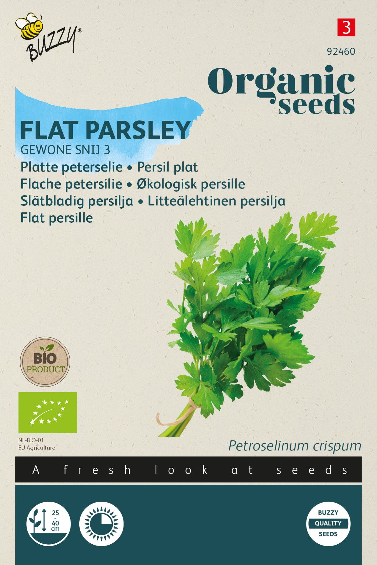 Buzzy® Gewone snijpeterselie zaden - Bio afbeelding