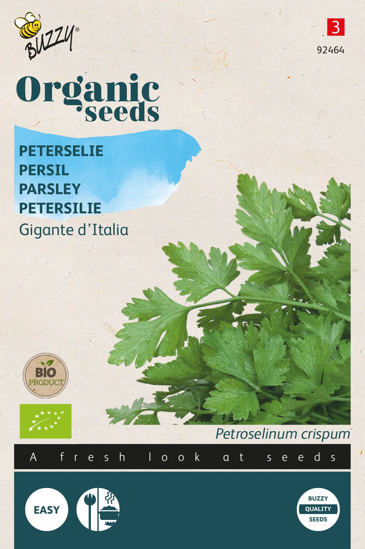 Buzzy® Peterselie zaden - Gigante D'Italia - Bio afbeelding