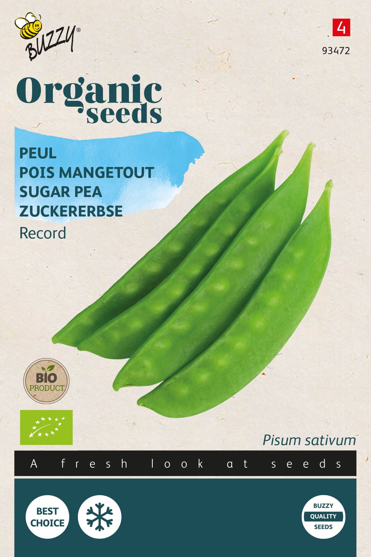 Buzzy® Bio Peulen zaden - Record afbeelding