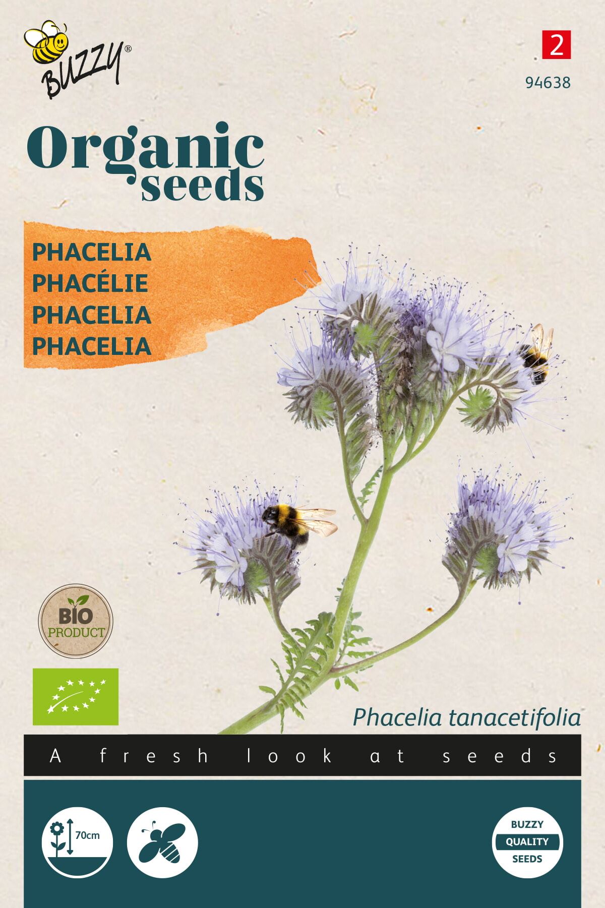 Buzzy® Groenbemester - Bijenvoer - 1kg - Bio afbeelding
