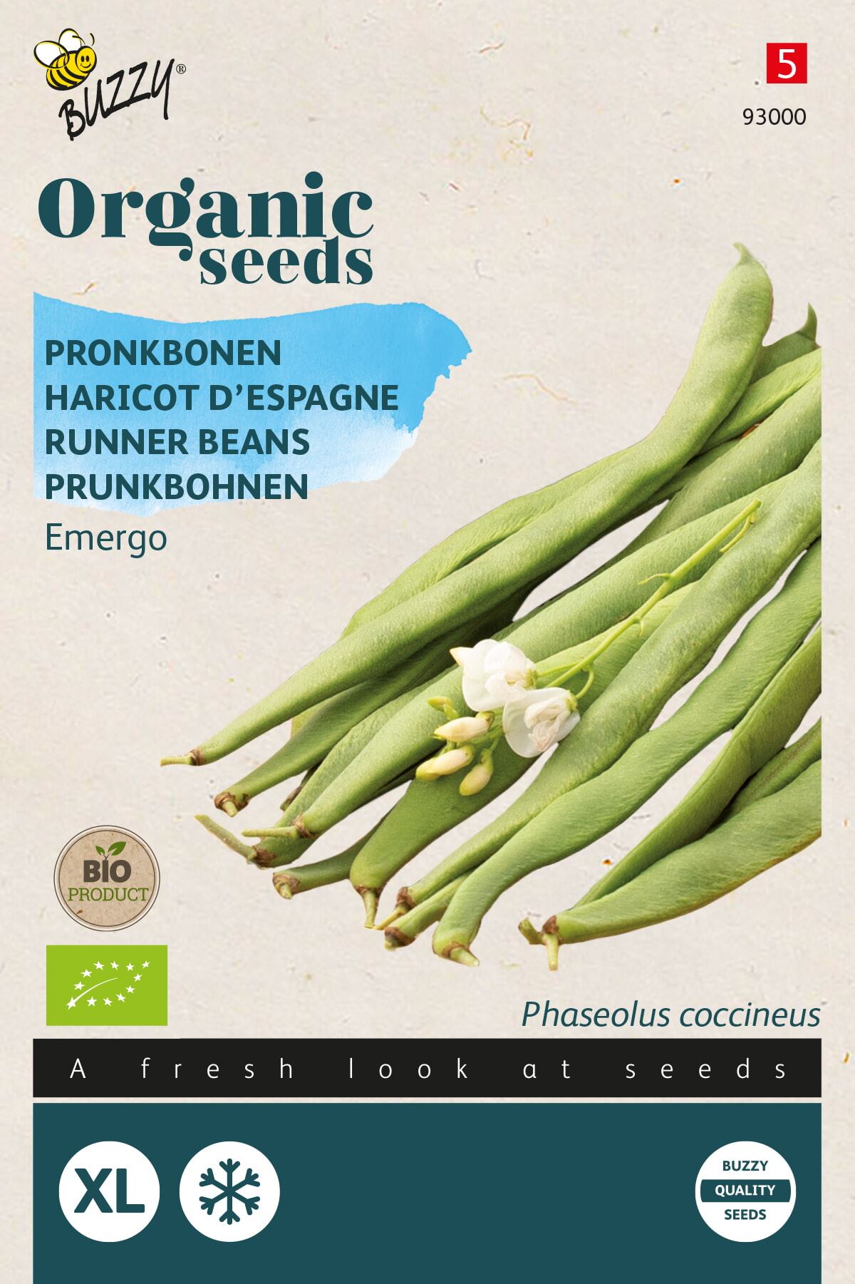 Buzzy® Bio Pronkboon zaden - Emergo afbeelding