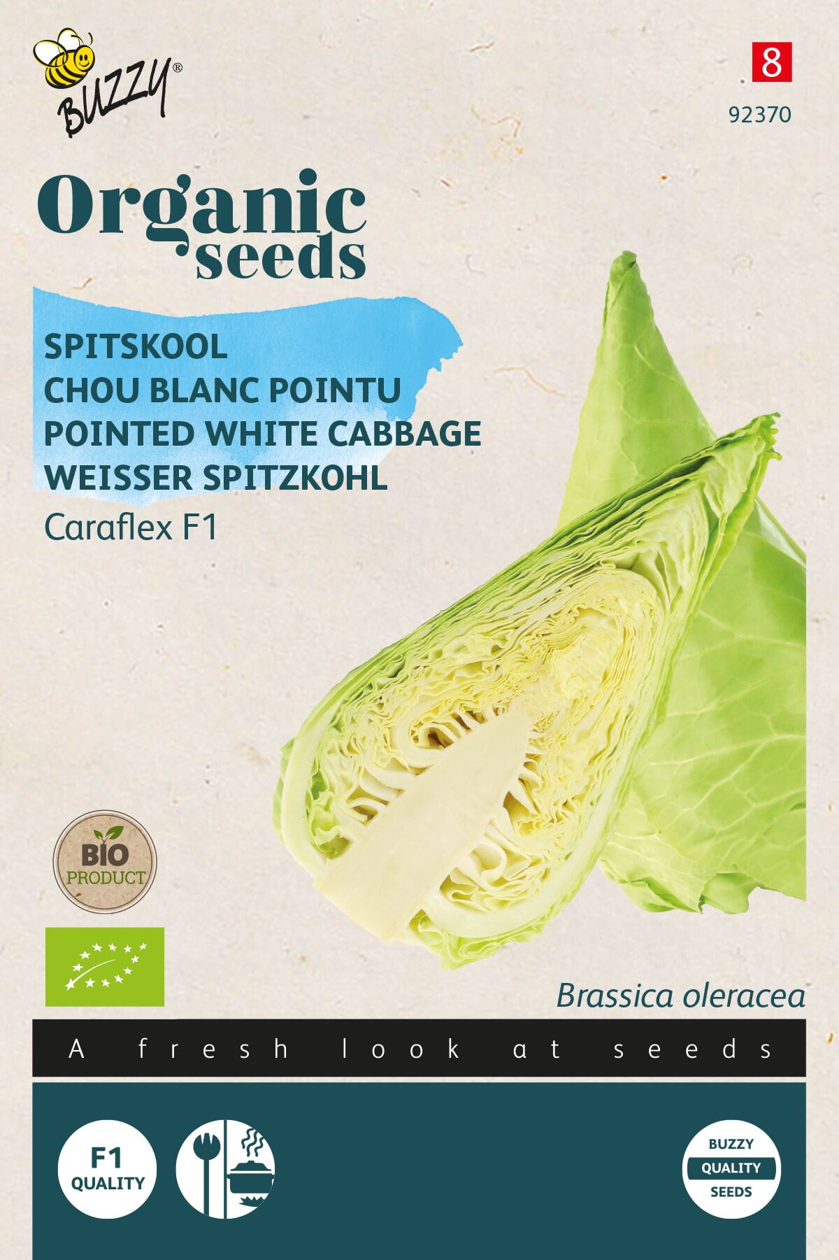 Buzzy Organic Spitskool'Caraflex F1'- Biologisch afbeelding