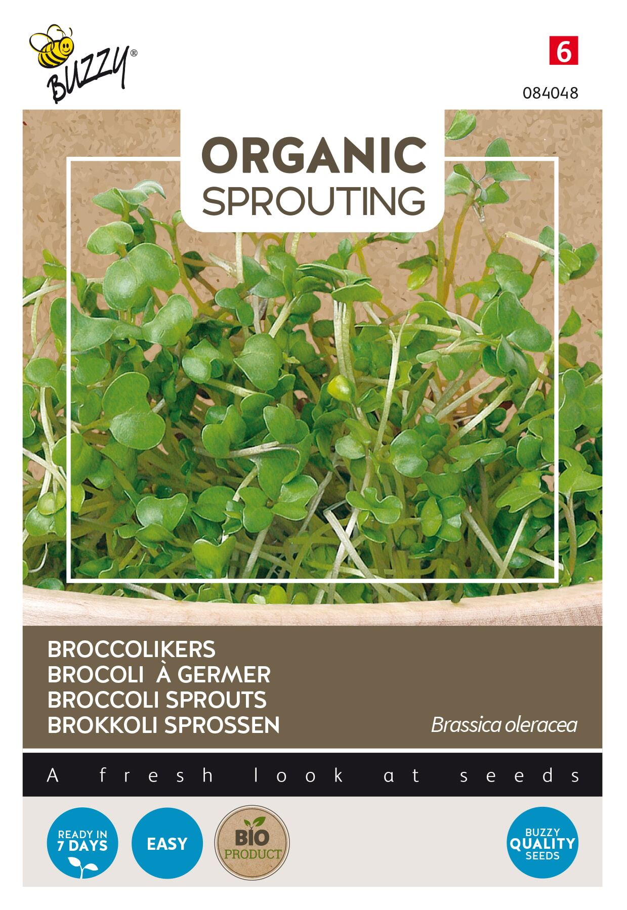 Buzzy® Bio Knip&Eet - Broccolikers zaden afbeelding