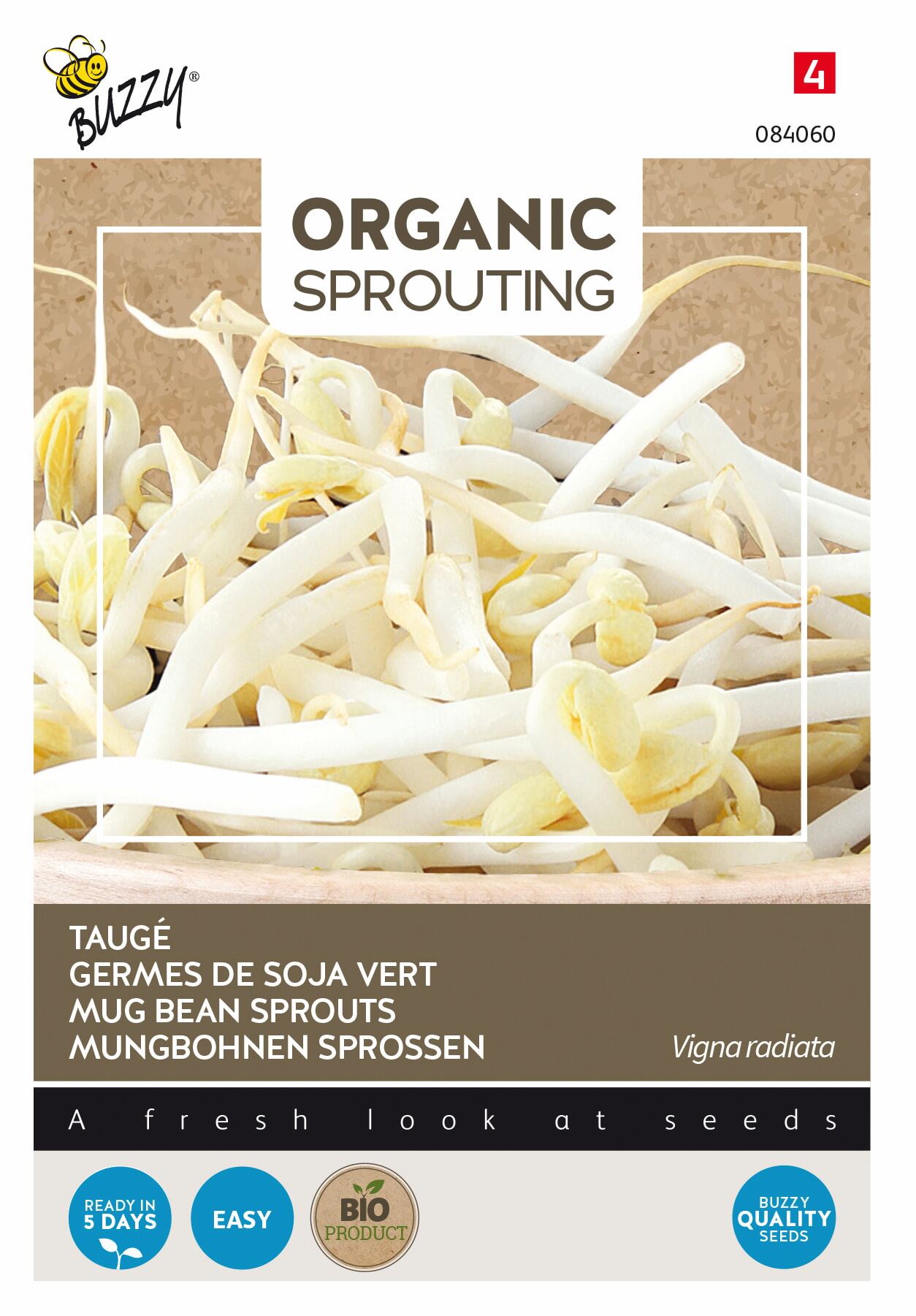 Buzzy® Bio Knip&Eet - Taugé zaden afbeelding