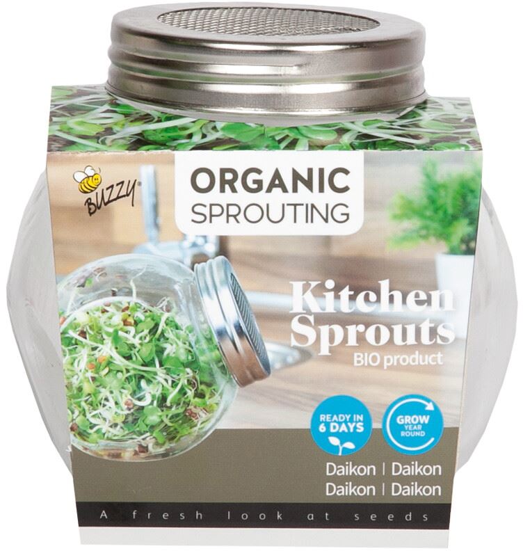 Buzzy - spruitgroente Daikon - glazen pot afbeelding