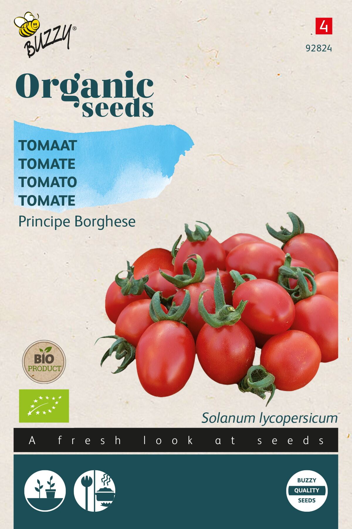 Buzzy Organic Tomaten'Principe Borghese'- Biologisch afbeelding