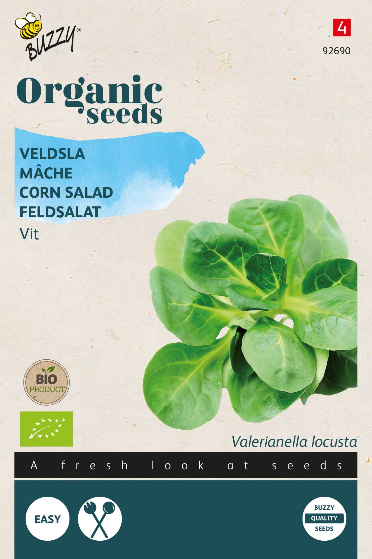 Buzzy® Bio Veldsla zaden - Grote Noordhollandse afbeelding